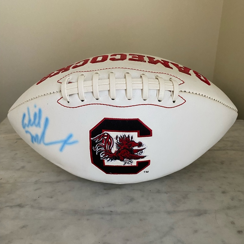 South Carolina Gamecocks Autographed Football